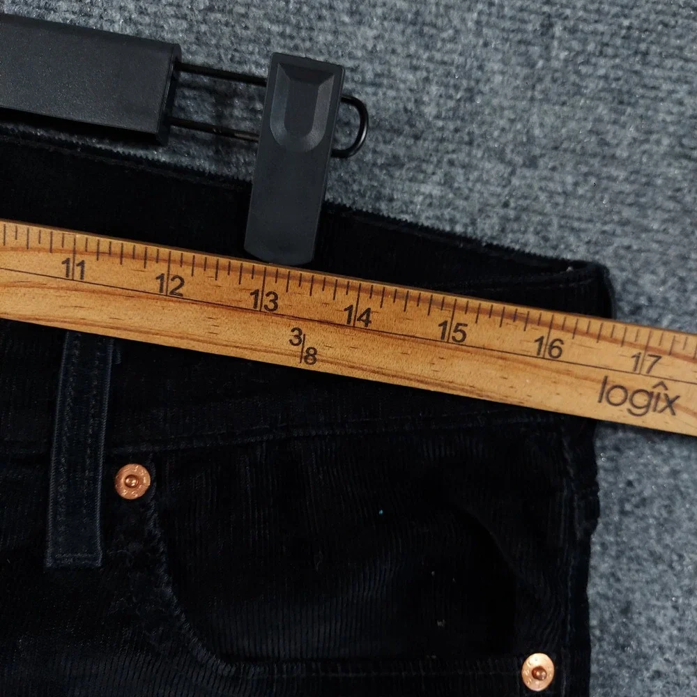 Levi's 511 Slim Fit Pants Mens 32x32 Black Corduroy 04511-1063